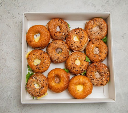 Mini Bagels Box Mix 12 Pieces