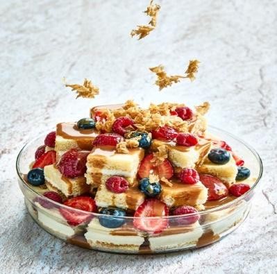 Vanilla Caramel Baklava Bowl