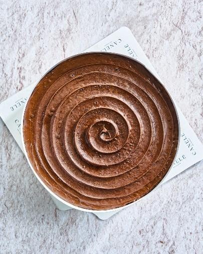 Chocolate Strawberry Bomb Basbousa